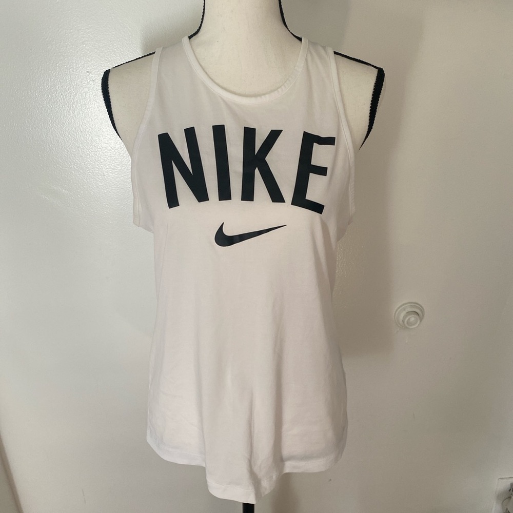 Nike dri-fit white tank top